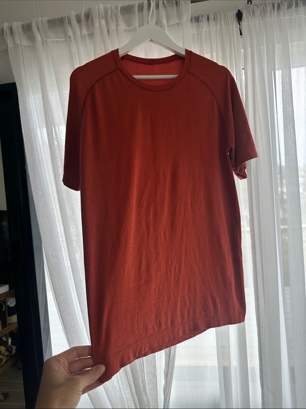 lululemon athletica Men's Short-Sleeve Crew Tee - Rust Orange
